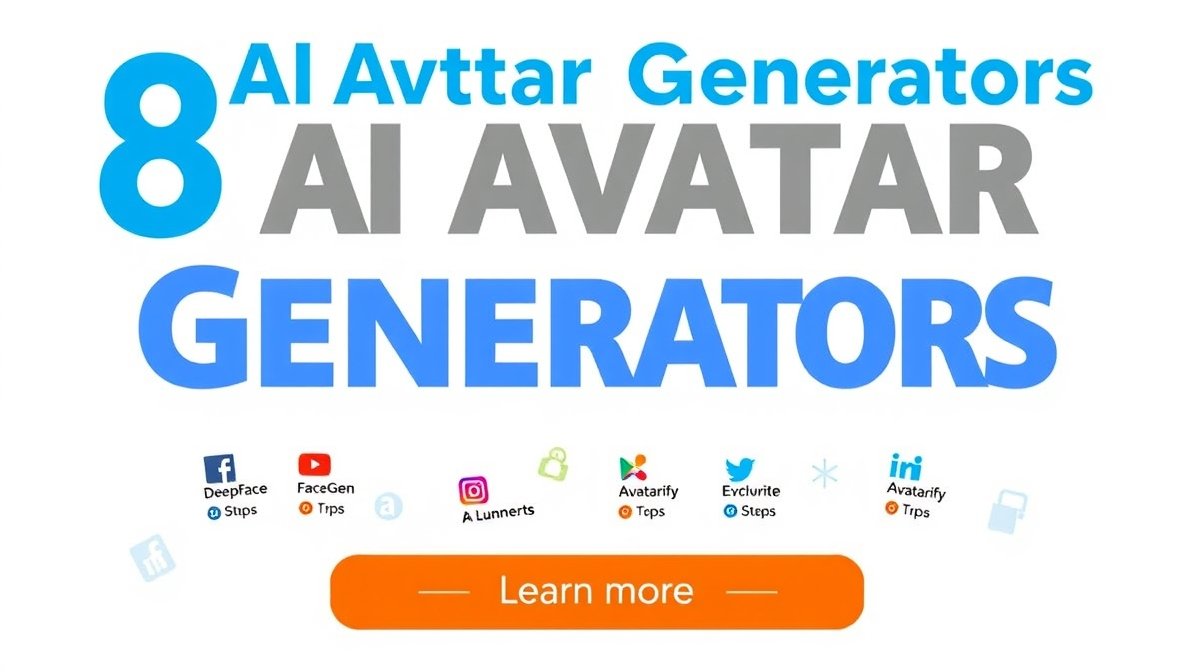8 AI Avatar Generators for Social Media, Videos & Virtual Worlds