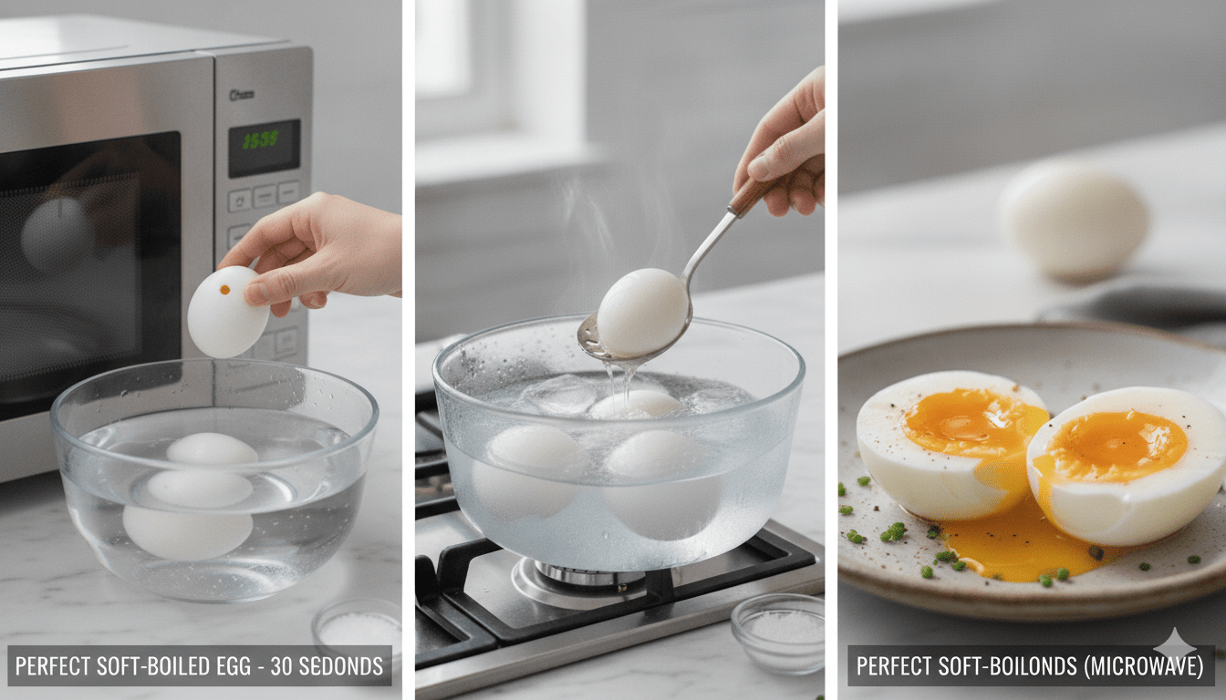 soft boil an egg