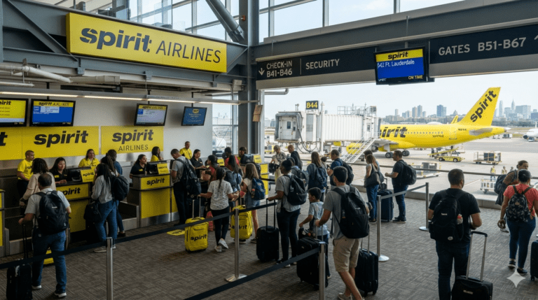 spirit airlines ewr terminal
