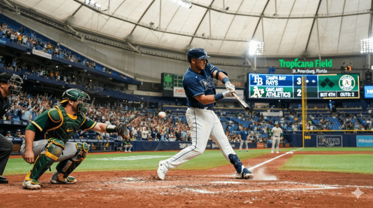 rays vs athletics