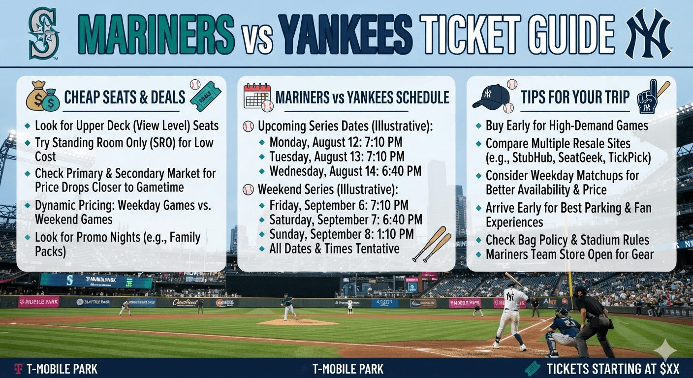 mariners vs yankees tickets