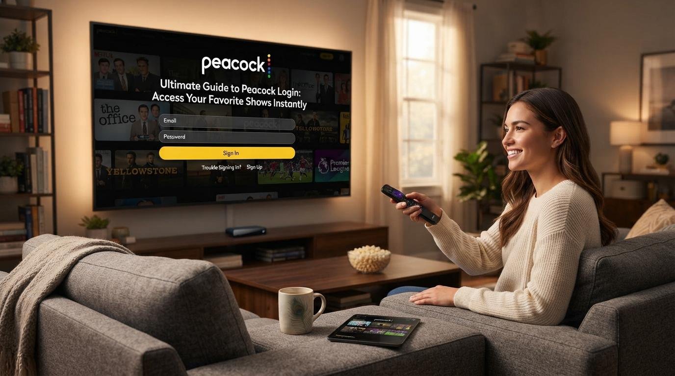 peacock login